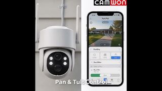 CAMWON Tuya WIFI/4G Solar Battery Powered PTZ Outdoor Security Camera OEM ODM (Model WIP TP400SE)