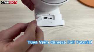 Unboxing and App Binding Tutorial for Tuya Newest Vsim Solar Camera